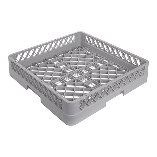 Polypropylene Open Dishwasher Rack with Open Bottom and Sidewalls | CaterRacks CR0100 | 50 x 50 x H10 cm 1