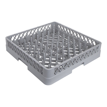 Dishwasher Plate Rack with Molded Pegs | CaterRacks CR0300 | Polypropylene | 50 x 50 x H10 cm 1