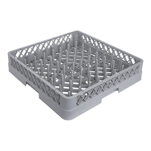 Dishwasher Plate Rack with Molded Pegs | CaterRacks CR0300 | Polypropylene | 50 x 50 x H10 cm 1
