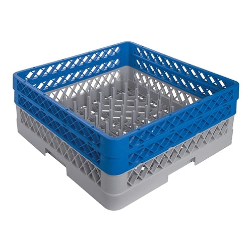 CaterRacks Plate Dishwasher Rack with Extenders | Polypropylene | Ø46.5 x H16 cm 1