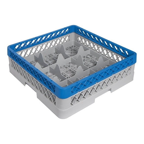 9-Compartment Tumbler Glass Dishwasher Rack | CaterRacks CR0911 | Polypropylene, Stackable | Ø15 x H12 cm 1