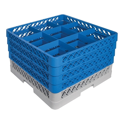 CaterRacks CR0924 Stemware Dishwasher Rack | 9 Compartments | Polypropylene | 50 x 50 cm, Ø15 x H24 cm 1