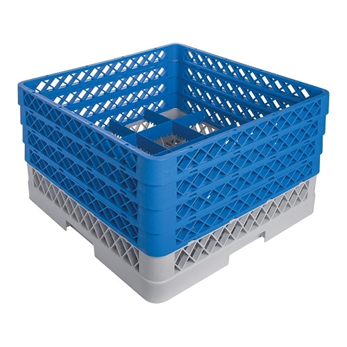 CaterRacks CR1604 Cutlery Beaker Dishwasher Rack | 16 Compartments | Polypropylene | 50 x 50 cm, Ø11.2 x H24 cm 1