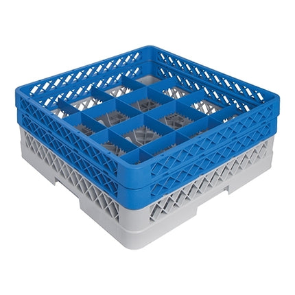 CaterRacks CR1612 Tumbler Glass Rack | 16 Compartments | Ø11.2 x H16 cm | 50 x 50 cm 1