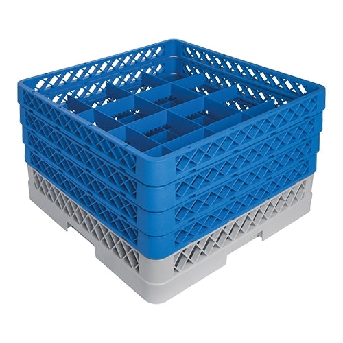 CaterRacks CR1614 Tumbler Glass Rack | 16 Compartments | Ø11.2 x H24 cm | 50 x 50 cm 1