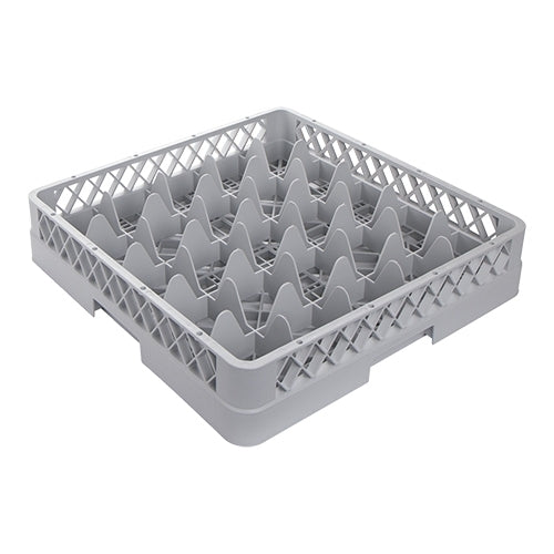 25-Compartment Stackable Tumbler Glass Rack | CaterRacks | Polypropylene | Ø9 x H8 cm | 50 x 50 cm 1