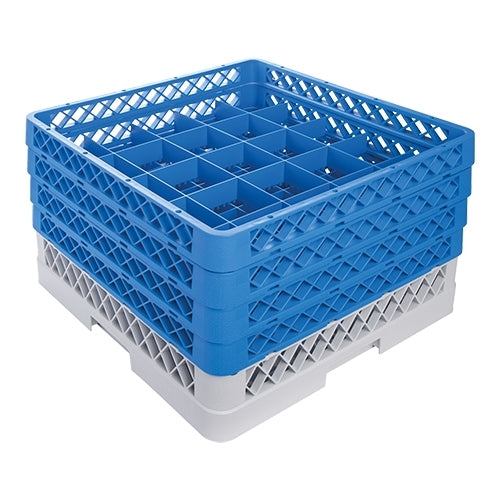 25-Compartment Stackable Tumbler Glass Rack | CaterRacks | Polypropylene | Ø9 x H24 cm | 50 x 50 cm 1