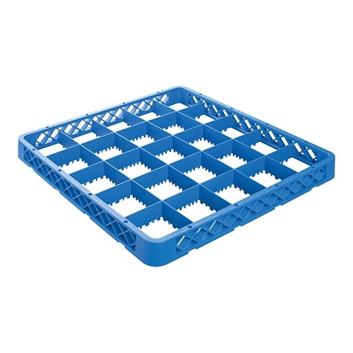 Polypropylene Open Dishwasher Rack Extender | CaterRacks CR-25 | 25 Compartments | 50 x 50 x H4.5 cm | Ø9 x H4 cm 1