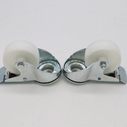 Wheels set for Table Steamer | 2 with brackes | 4.3 Inch / 11 cm 2