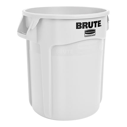 Round Food Container | Rubbermaid | White PE, Stackable | 37.9 L | Ø39.7 x H43.5 cm 1