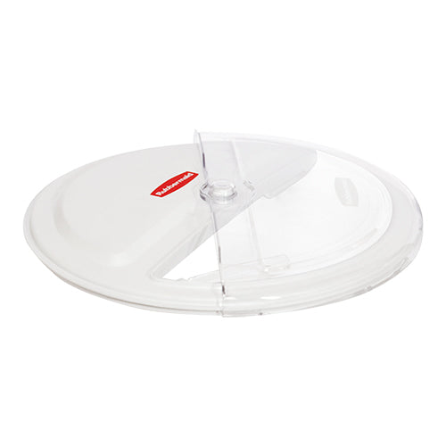 Rubbermaid Round Sliding Lid for All-Purpose Container | RM2625 | White PP | Dishwasher Safe | Ø52 x H9 cm 1