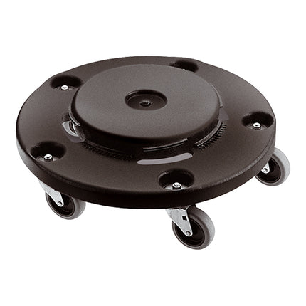Dolly for Food Container | Rubbermaid RM2640 | Black PE | Ø46.4 x H16.8 cm 1