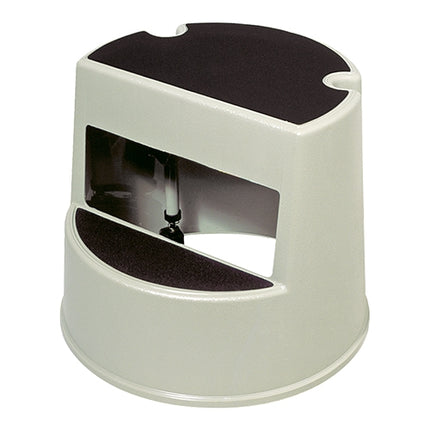 Anti-Slip Step Stool with Retractable Wheels | Rubbermaid | Load Capacity 159 kg | Ø40.6 x H33 cm 1