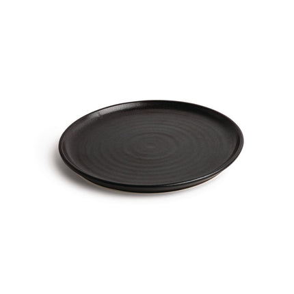 Round Black Plates with Narrow Rim 26.5cm | Olympia Canvas 2