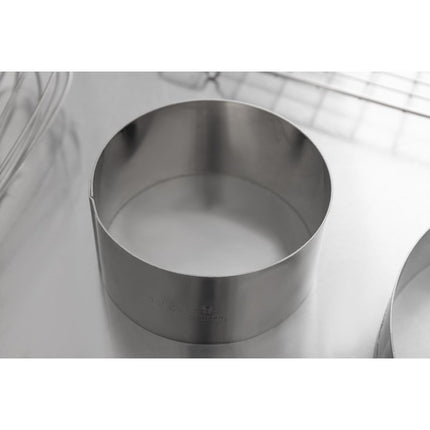 Round Stainless Steel Mousse Ring | Matfer Bourgeat | 12 cm 5