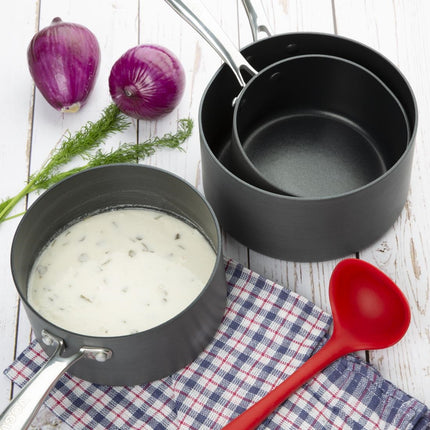 Aluminium Non-Stick Induction Saucepan 16cm | Vogue 3