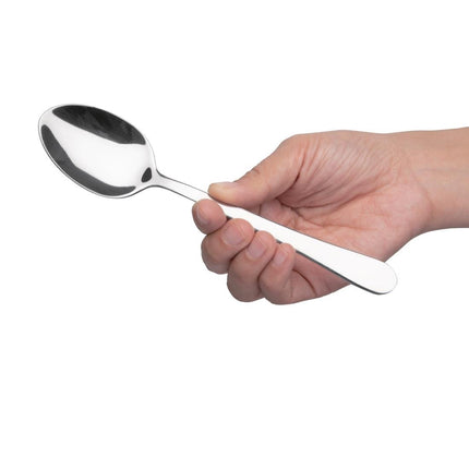 Olympia Buckingham Stainless Steel Dessert Spoons | Set of 12 8