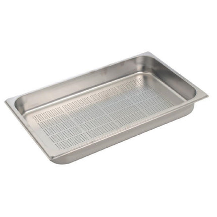 Perforated Stainless Steel Gastronorm Pan GN 1/1 5.5cm Deep | Gastro M