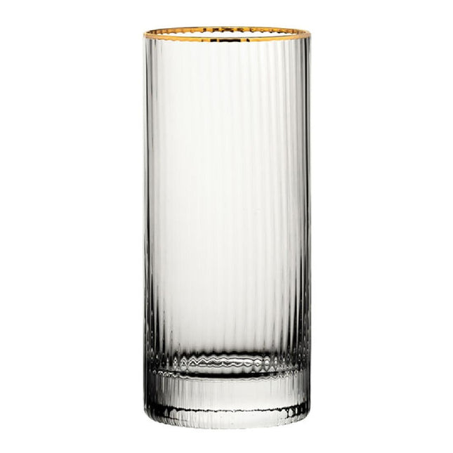 Hayworth Hiball Glass with Gold Rim | Utopia | 355ml