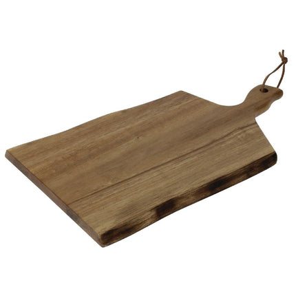 Acacia Wood Serving Board with Wavy Edge 38.5x21.5 cm | Olympia