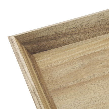 Rectangular Acacia Wood Tray 380x355x50mm | Olympia 3