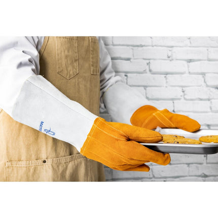 Leather Oven Gloves with Elbow Length | Matfer Bourgeat 7