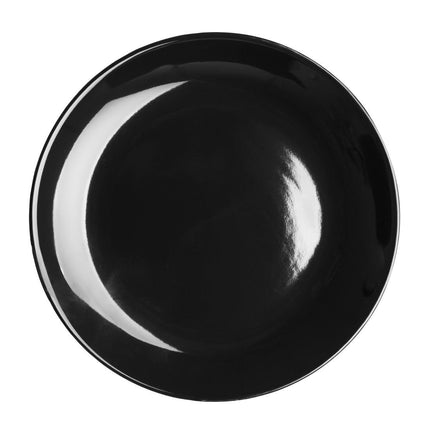 Coupe Plate Black 200mm | Olympia Cafe