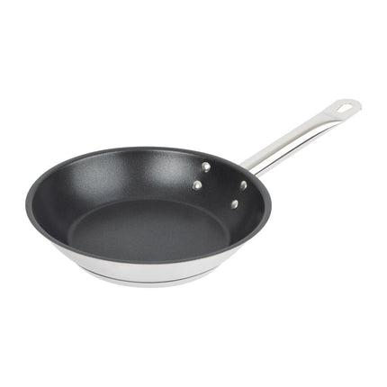 Stainless Steel Frying Pan with Platinum Plus Teflon Non-Stick Coating | Vogue | 20cm | Induction Compatible 2