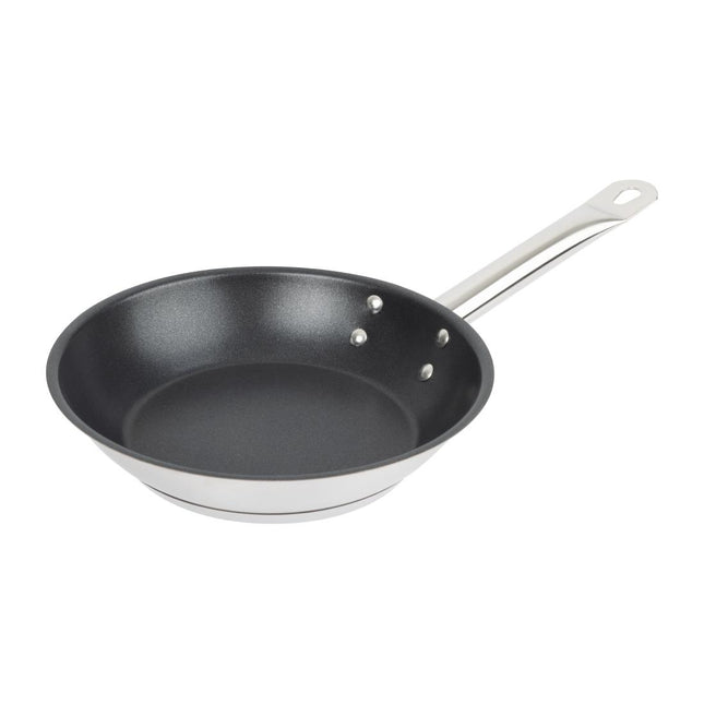 Stainless Steel Frying Pan with Platinum Plus Teflon Non-Stick Coating | Vogue | 20cm | Induction Compatible 2