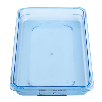 Blue ABS GN 1/1 Food Container 6.5 cm Deep | Araven 3
