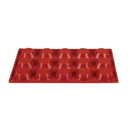 Silicone Baking Mold for 15 Tartlets | Pavoni Formaflex