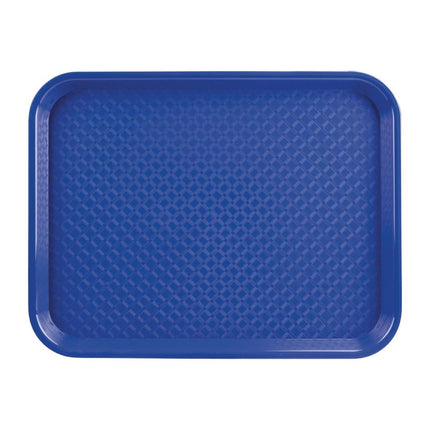 Olympia Kristallon Blue Polypropylene Tray 34.5x26.5cm