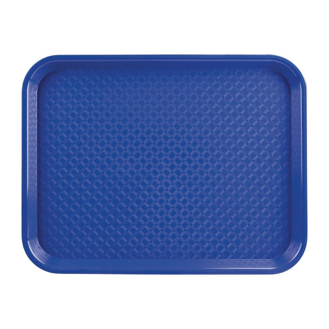 Olympia Kristallon Blue Polypropylene Tray 34.5x26.5cm