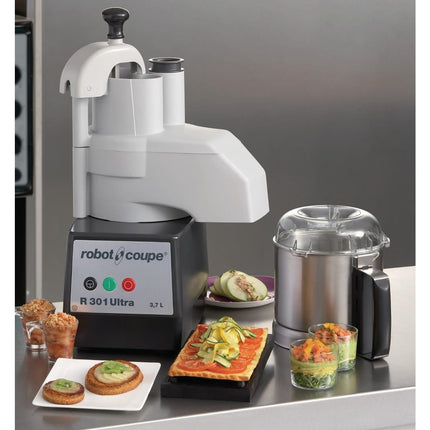 Food Processor with Vegetable Slicer and Safety System | Robot Coupe R301D 2