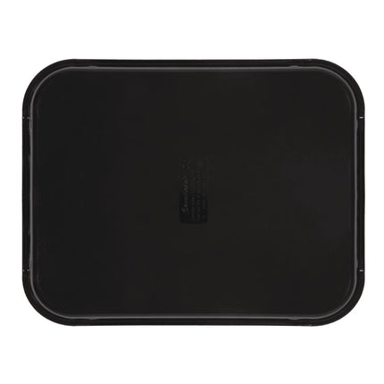 Rectangular Non-Slip Fiberglass Tray 45.7 cm Black | Cambro Camtread 2