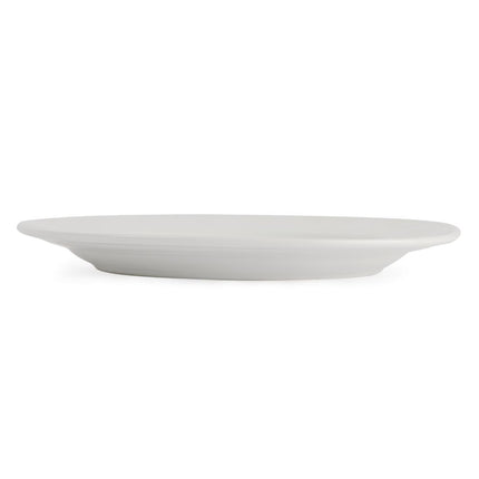 Dinner Plates with Wide Rim 25cm | Olympia Linear 4