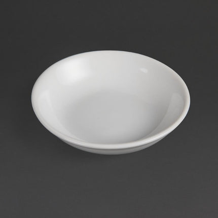 Whiteware Soy Sauce Dishes 10cm | Olympia | Set of 12 2