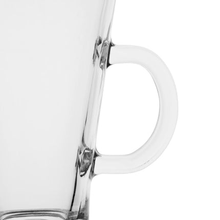 Olympia Tempered Glass Latte Glasses 285ml | Set of 12 5
