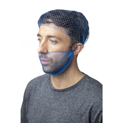 Light Blue Beard Nets | Lion Haircare | 50 Pieces 6