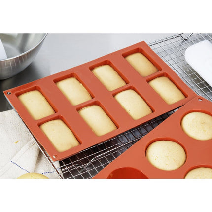 Vogue Silicone Square Cake Mold 8 Cup 5