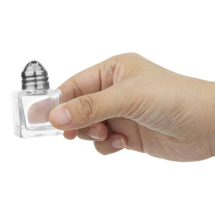 Mini Salt and Pepper Shaker with Chrome Top | Olympia 1.5cl 5