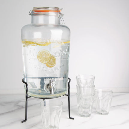 Olympia Nantucket Vintage Drink Dispenser with Stand 8.5L 2