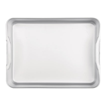 Extra Deep Aluminium Roasting Pan 100mm Depth with Integrated Handles | Vogue | 470mm 4
