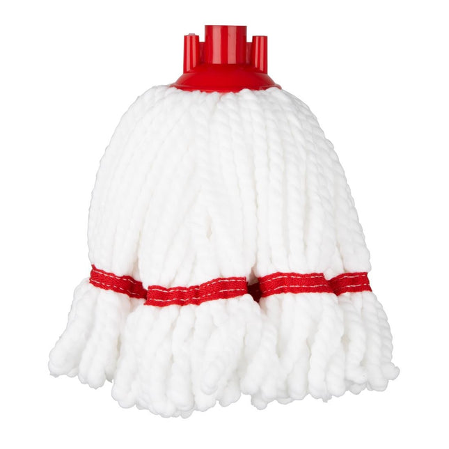 Microfiber Mop Head Red Stripe 150g | Jantex