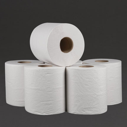 Jantex White 2-Ply Centrefeed Hand Towel Rolls 120m | 6 Rolls 3