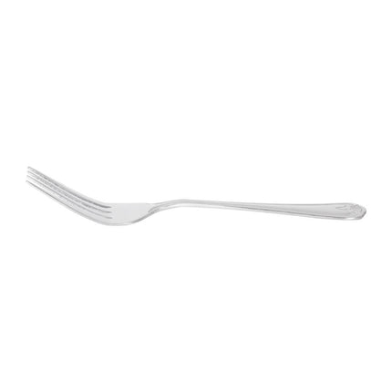 Dessert Forks | Olympia Jesmond | 12 Pieces | Polished 18/0 Stainless Steel with Shell Pattern Handle 5