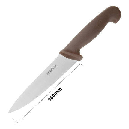Chef's Knife Brown | Hygiplas | 16cm Stainless Steel Blade 5