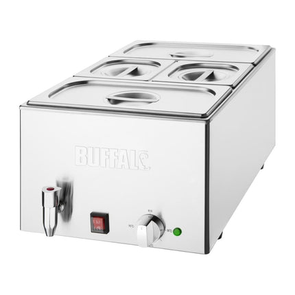 Stainless Steel Bain Marie with Tap | Buffalo 3
