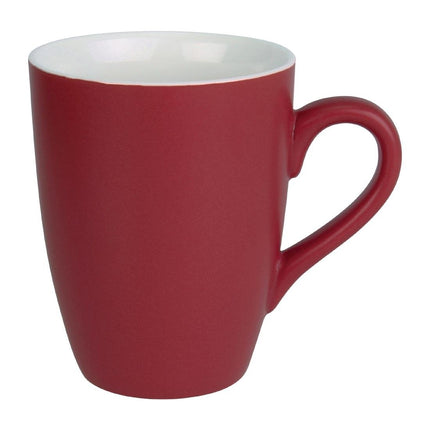 Olympia Pastel Red Mug 340ml | Chip-Resistant Porcelain