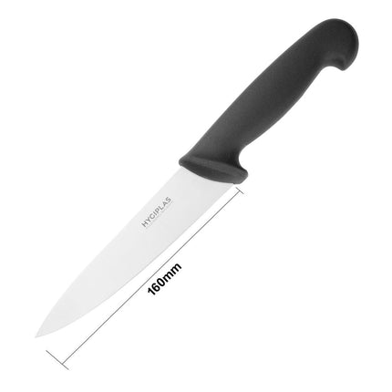 Chef's Knife 15.5cm Black Handle | Hygiplas 5